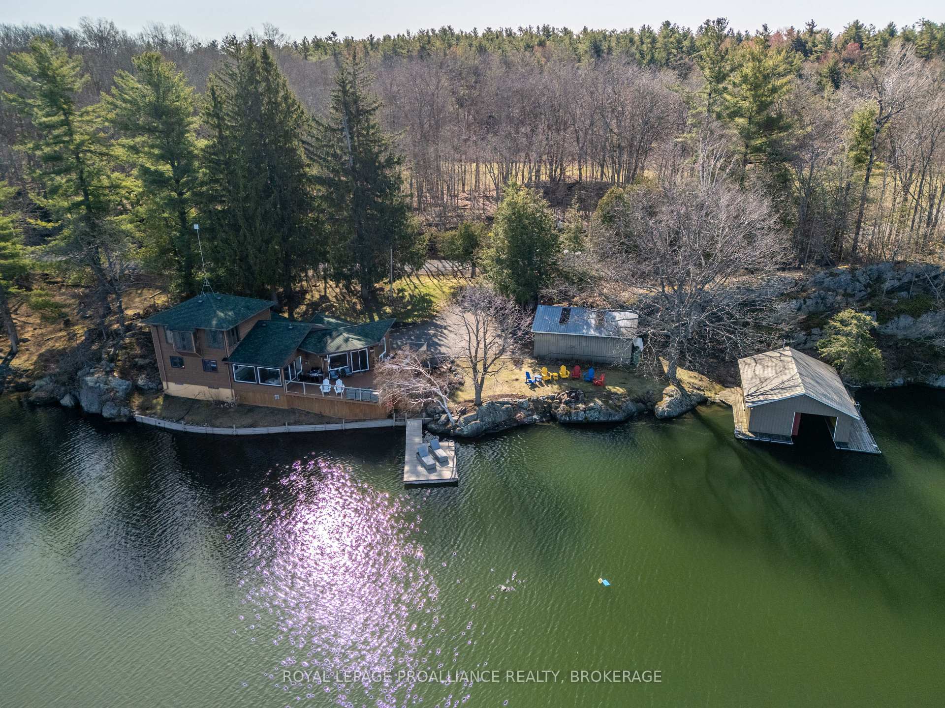 Front of 4808 Leo Lake Road
