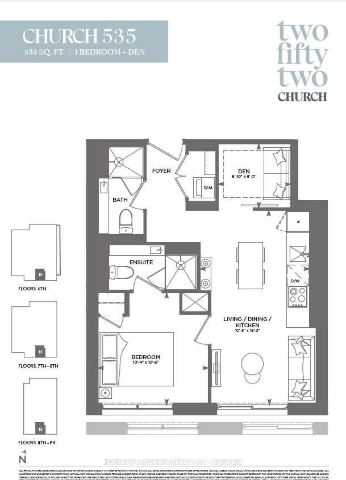 Front of Unit 3012, 252 Church Street