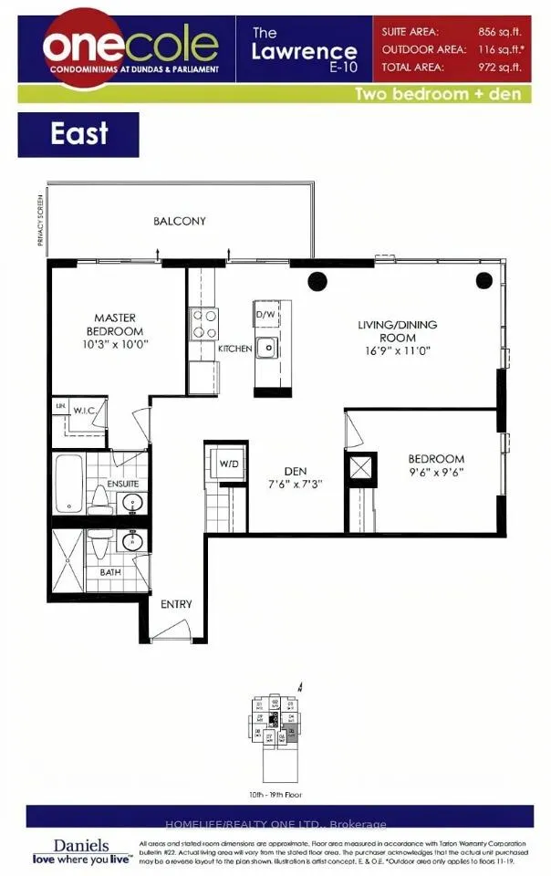 Photo 43 of Unit 1505, 25 Cole Street, Toronto, Regent Park — HOMEH
