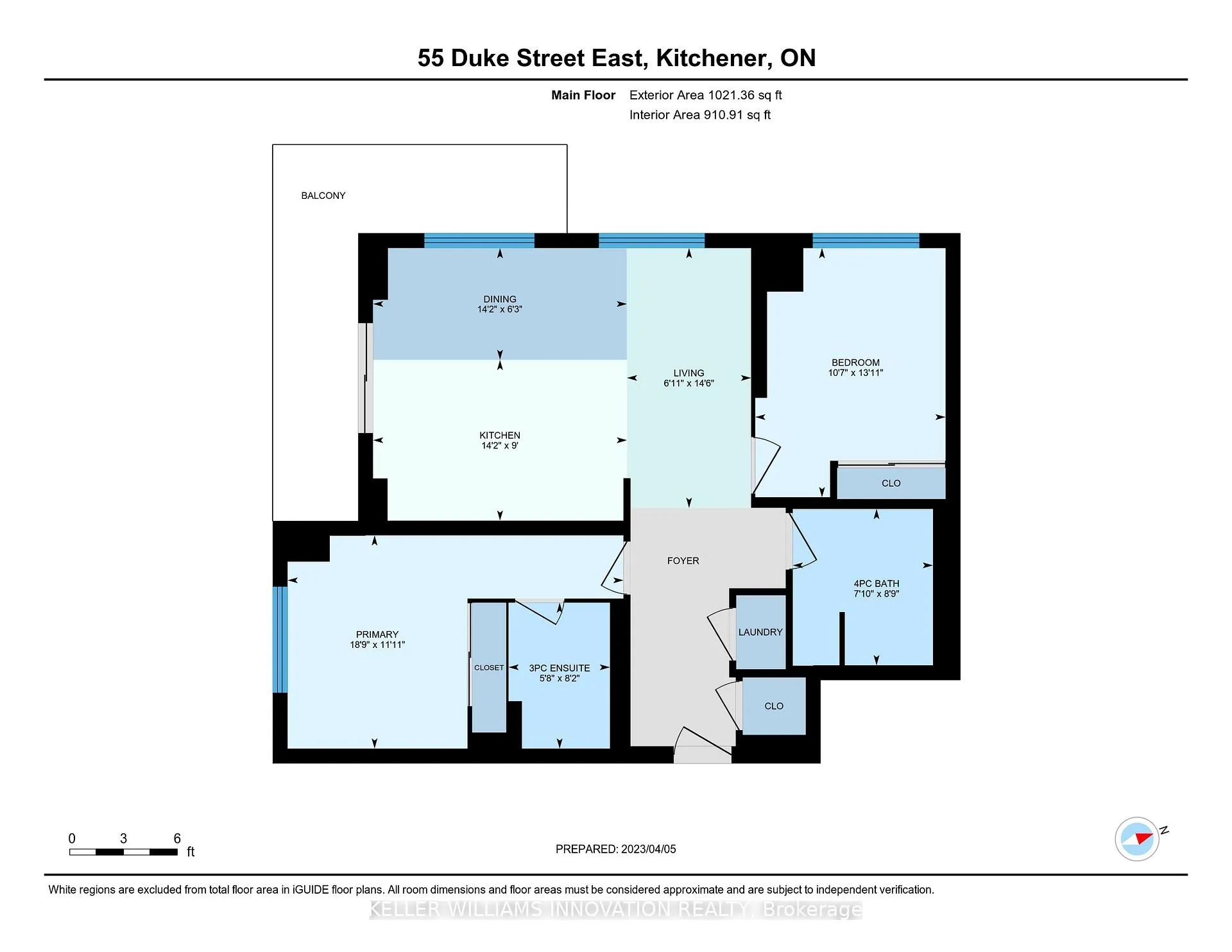 Photo 19 of Unit 1009, 55 Duke Street, Kitchener, City Commercial Core — HOMEH