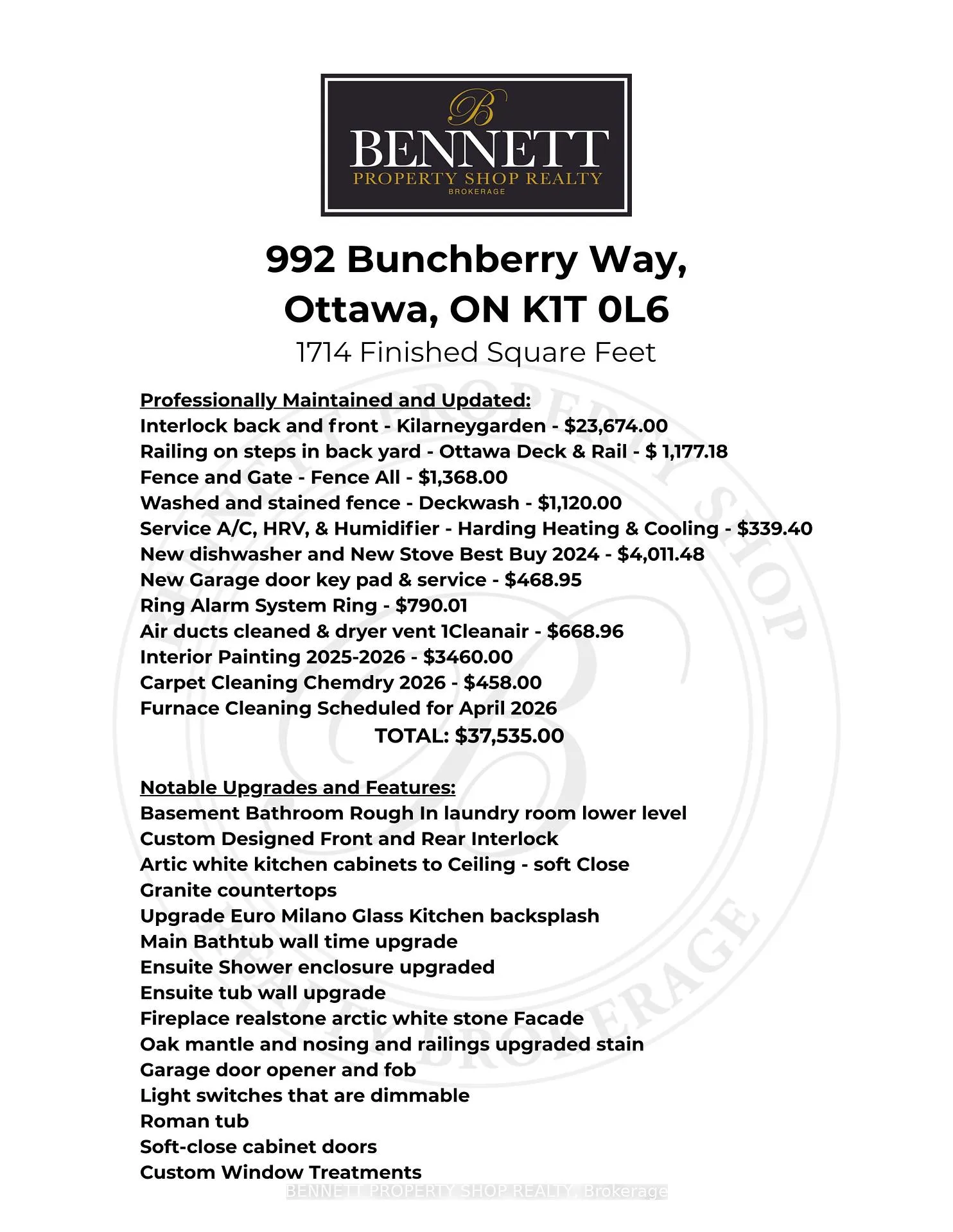Photo 26 of 992 Bunchberry Way, Ottawa, Blossom Park/Kemp Park/Findlay Creek — HOMEH