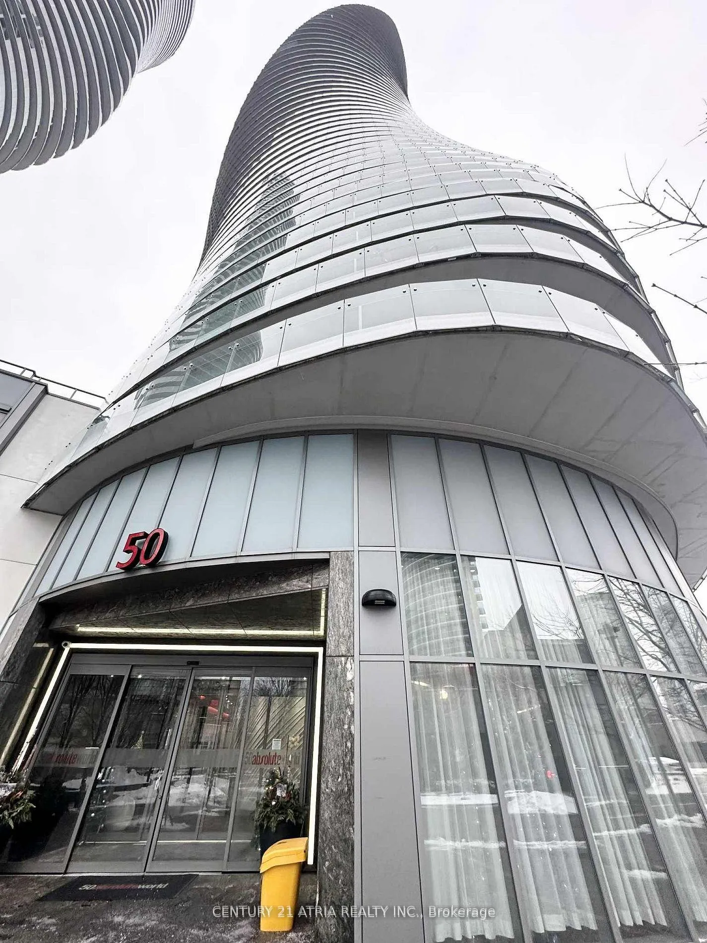 Front of Unit 1101, 50 Absolute Avenue