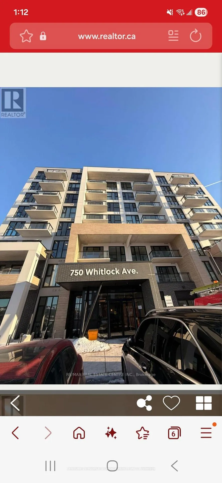 Photo 1 of Unit 504, 750 Whitlock Avenue, Milton, Cobban — HOMEH