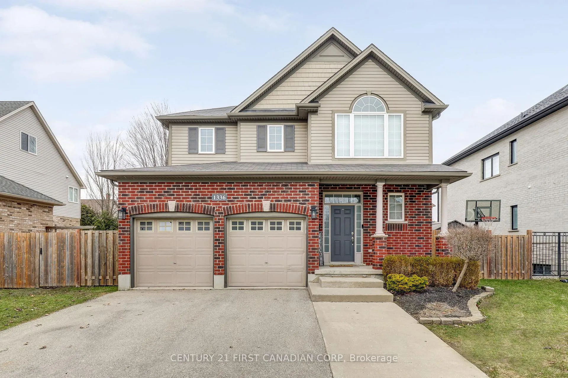 Front of 1336 Birchwood Drive