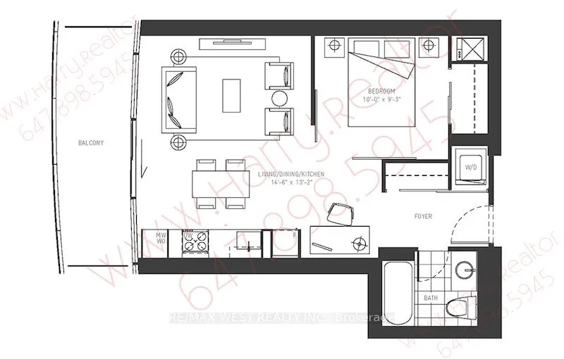 Photo 19 of Unit 1305, 12 York Street, Toronto, Waterfront Communities — HOMEH