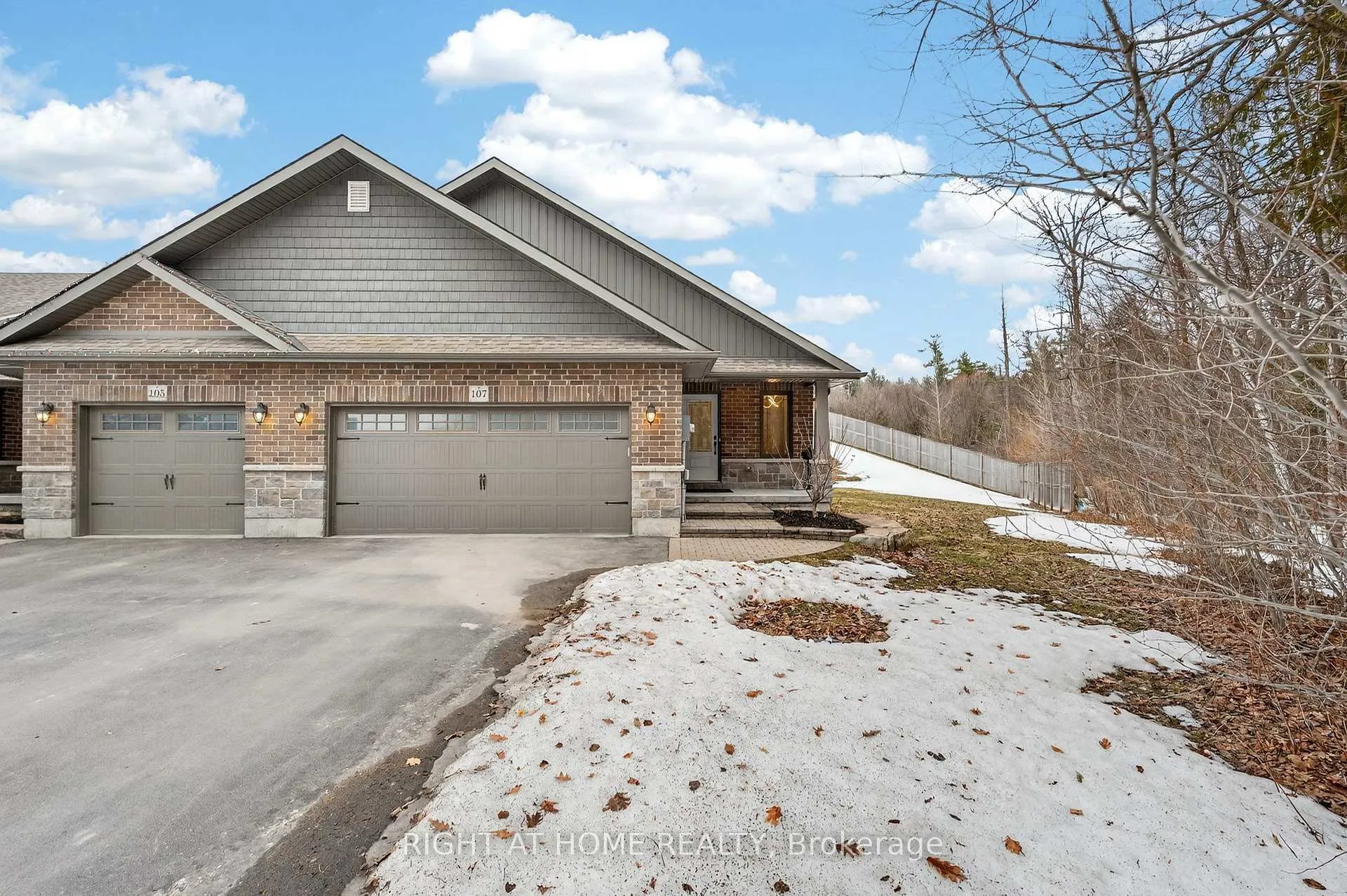Front of 107 Aspen Drive