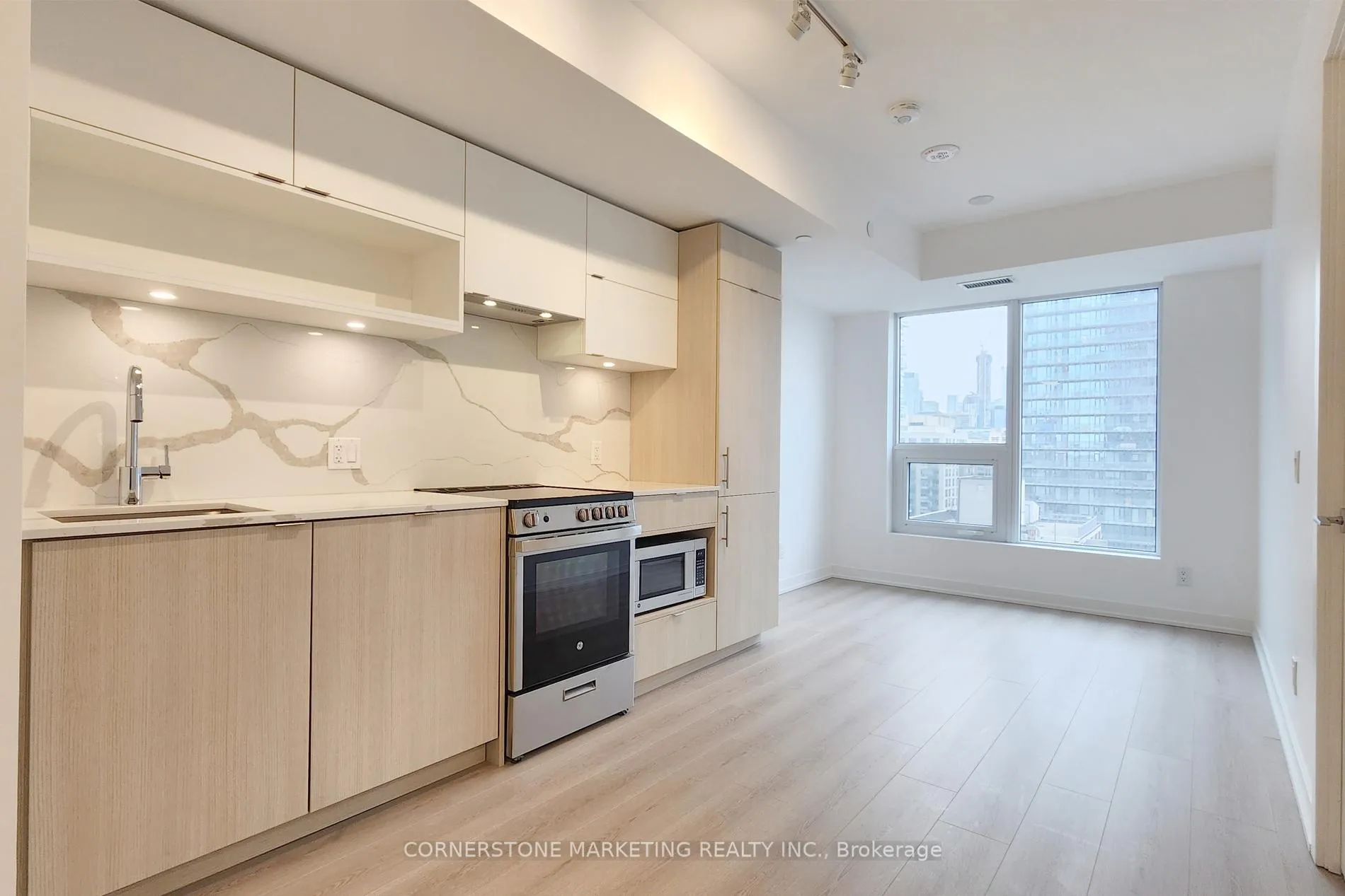 Front of Unit 1602, 100 Queen Street E