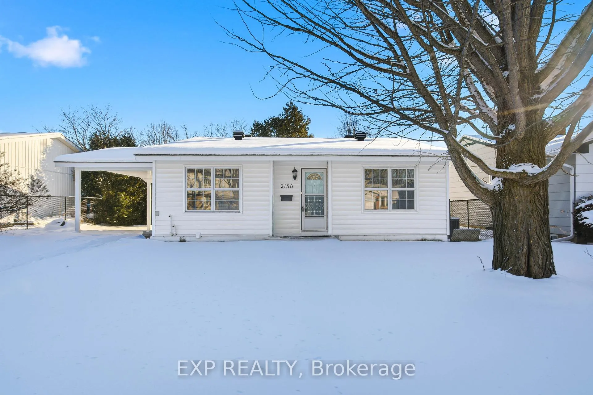 Front of 2158 Fillmore Crescent