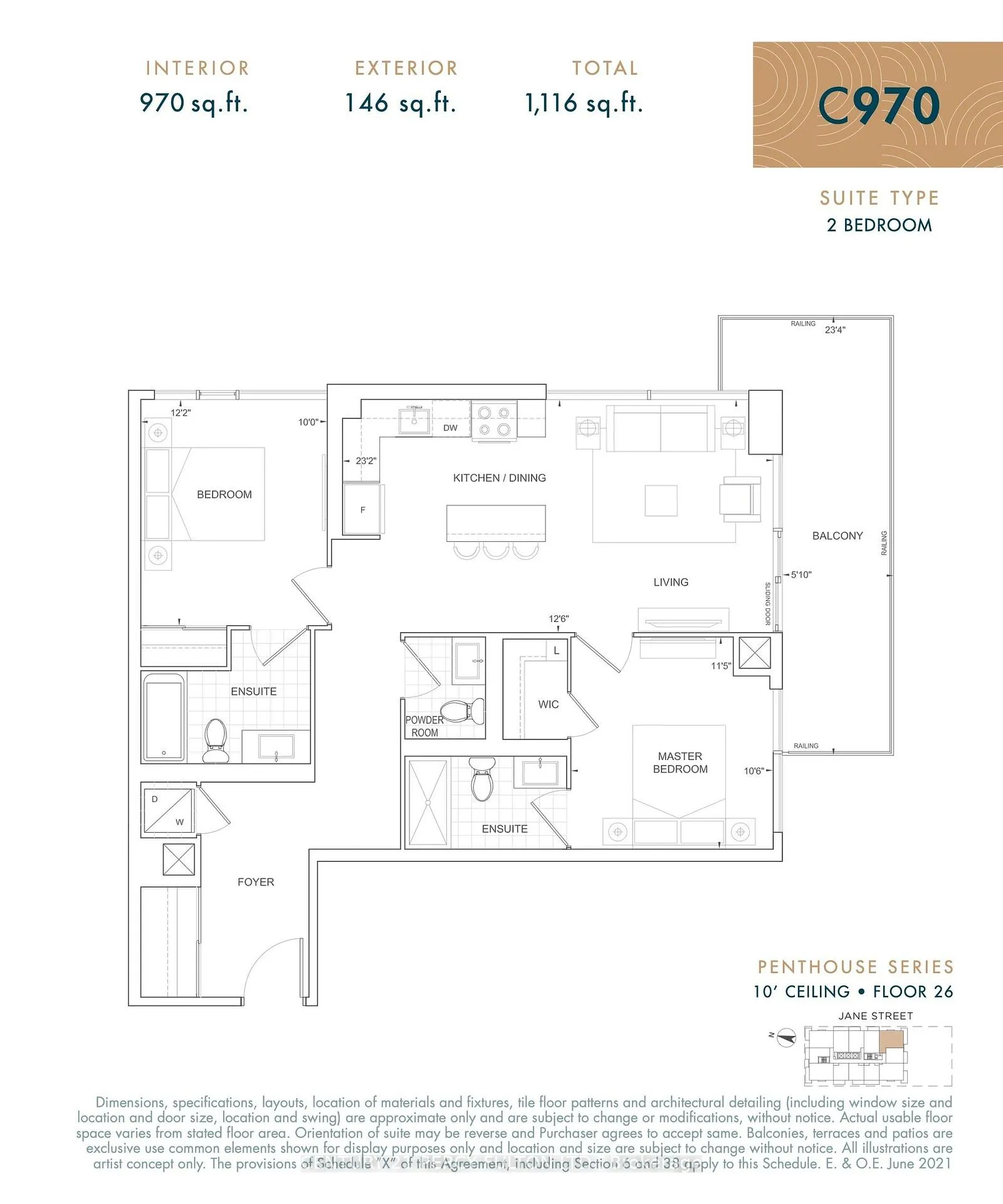 Photo 6 of Unit 1803, 27 Korda Gate, Vaughan, Vellore Village — HOMEH