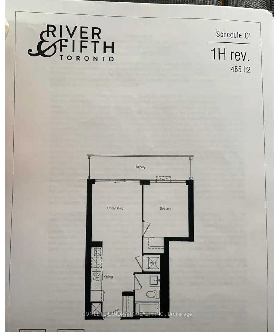 Photo 6 of Unit 1511, 5 Defries Street, Toronto, Regent Park — HOMEH