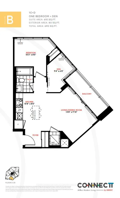Photo 8 of Unit 1607B, 8020 Derry Road, Milton, Coates — HOMEH