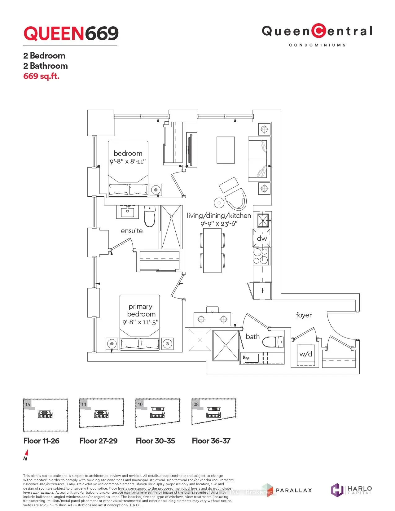 Photo 3 of Unit 1715, 100 Queen Street E, Toronto, Church-Yonge Corridor — HOMEH