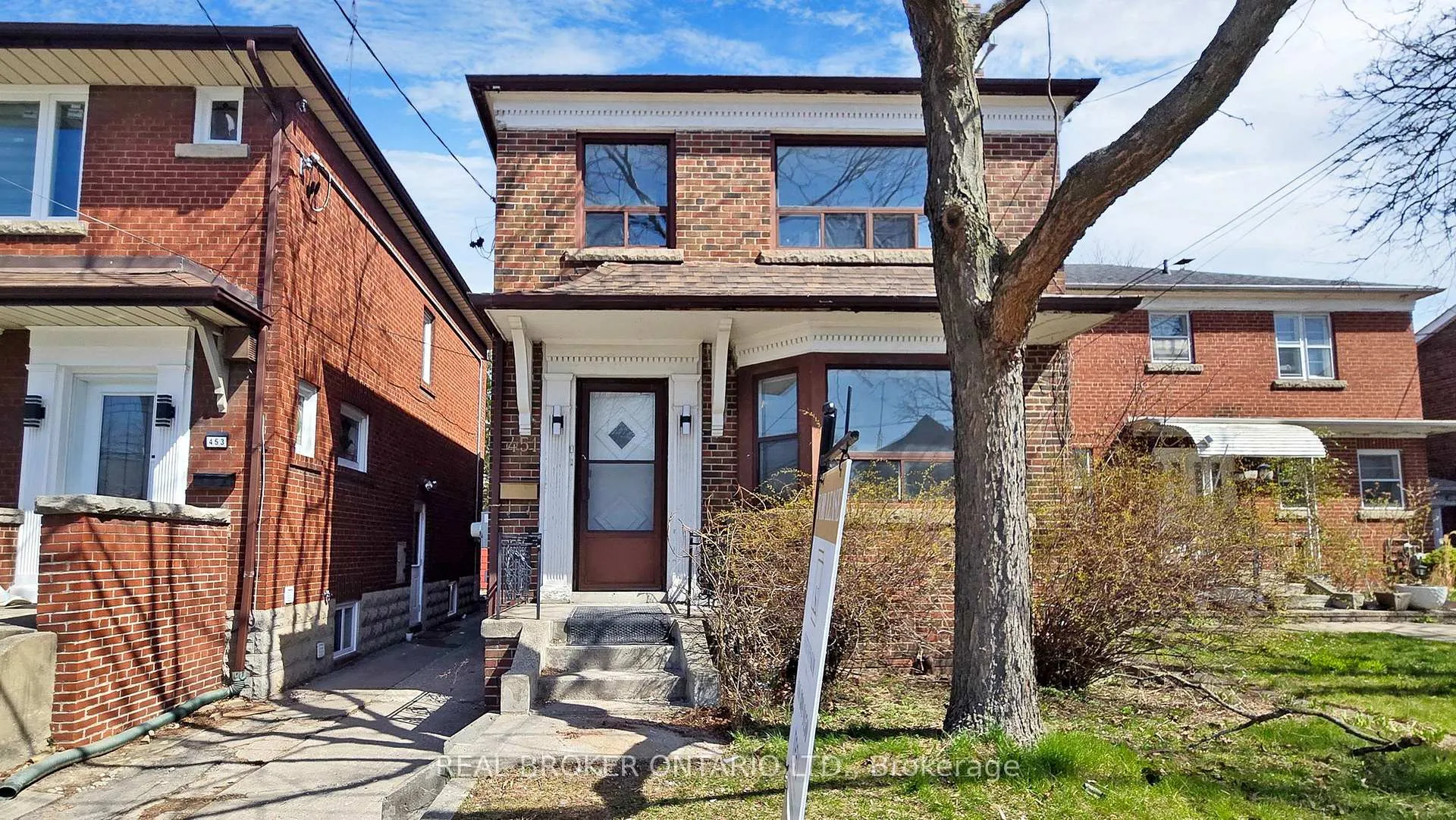Front of 451 Donlands Avenue