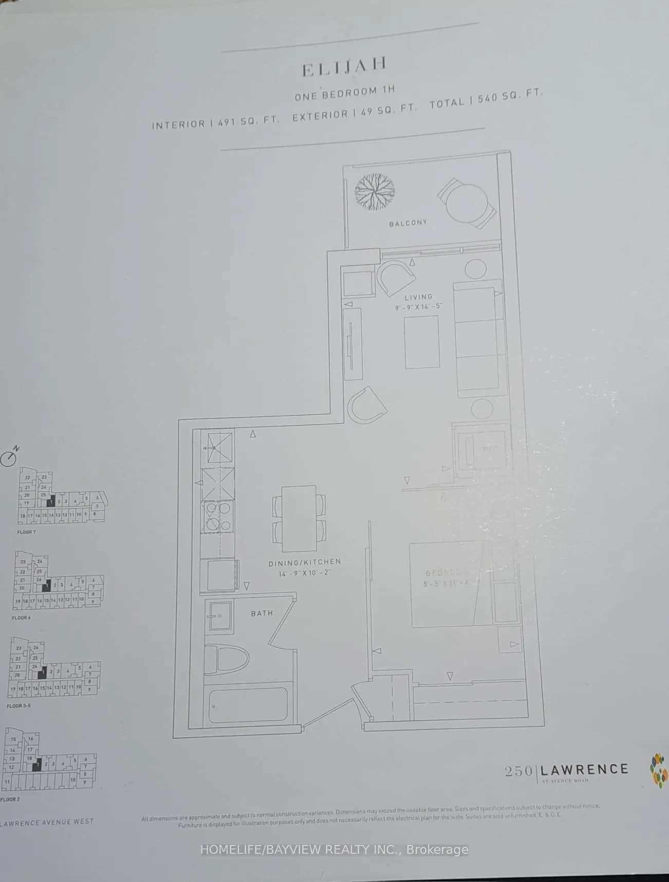 Photo 5 of Unit 301, 250 Lawrence Avenue W, Toronto, Lawrence Park North — HOMEH