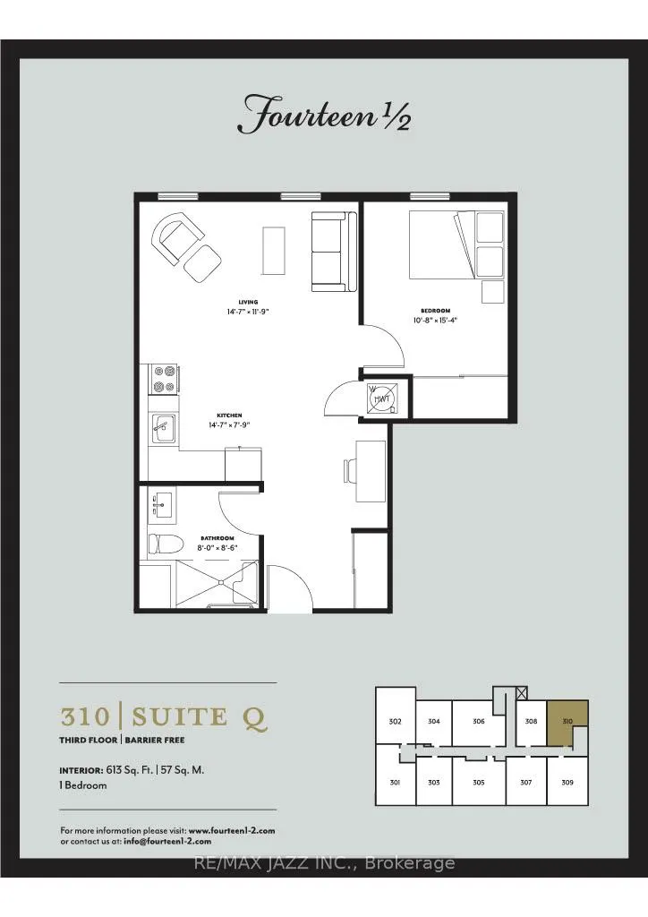 Photo 2 of Unit 310, 14 1/2 King Street E, Oshawa, O'Neill — HOMEH