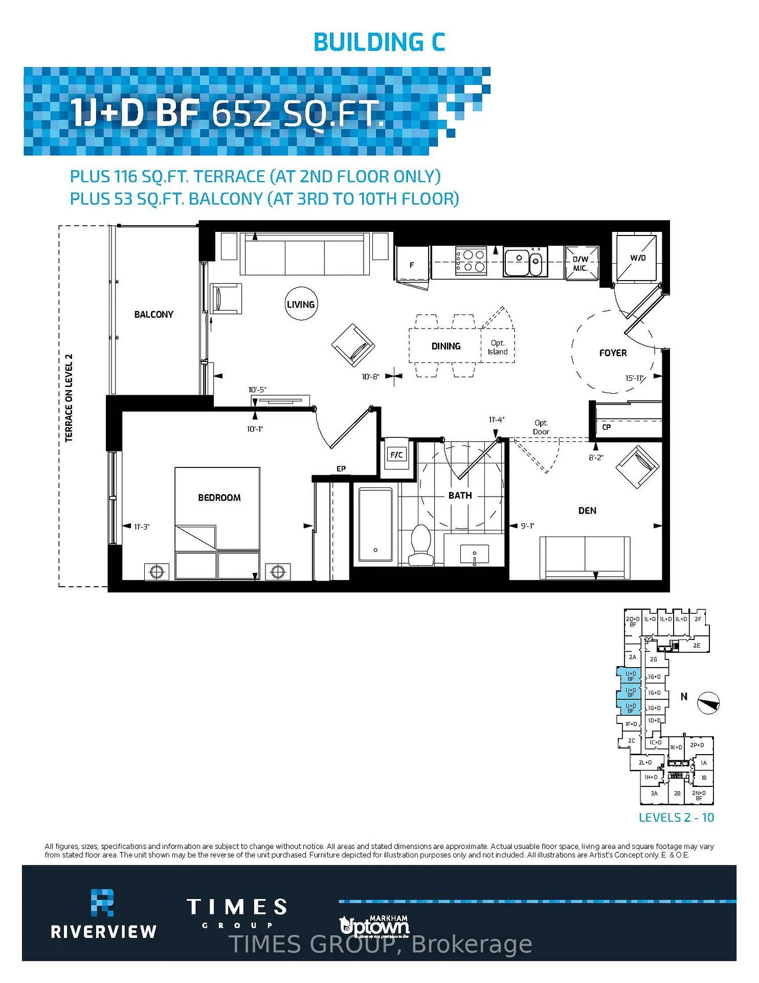 Photo 7 of Unit 915, 38 Water Walk Drive, Markham, Unionville — HOMEH