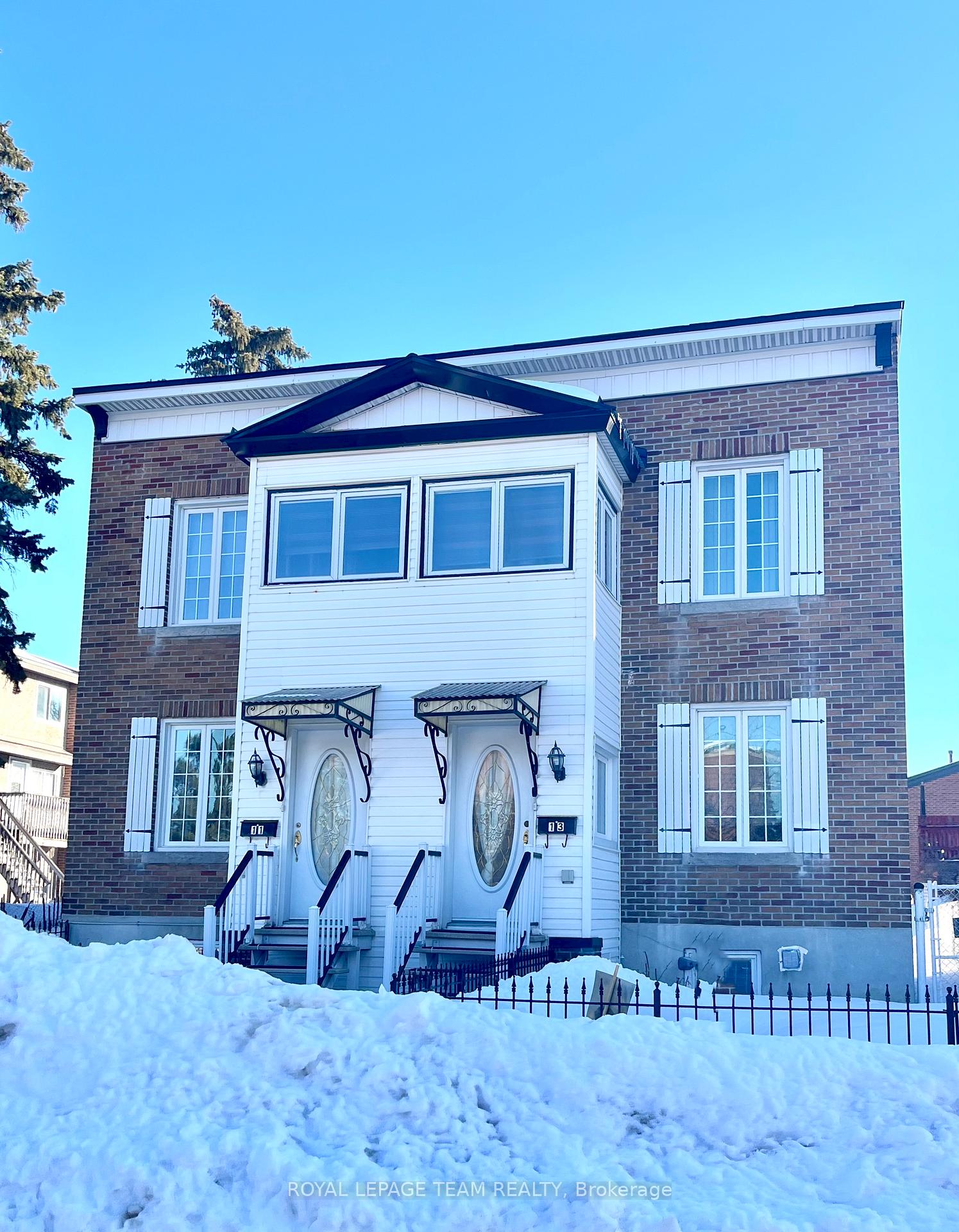 Front of 11 & 13 Nelson Street