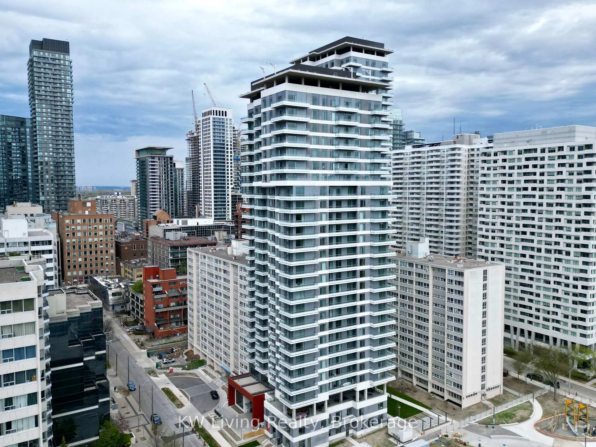 Front of Unit 1104, 25 Holly Street