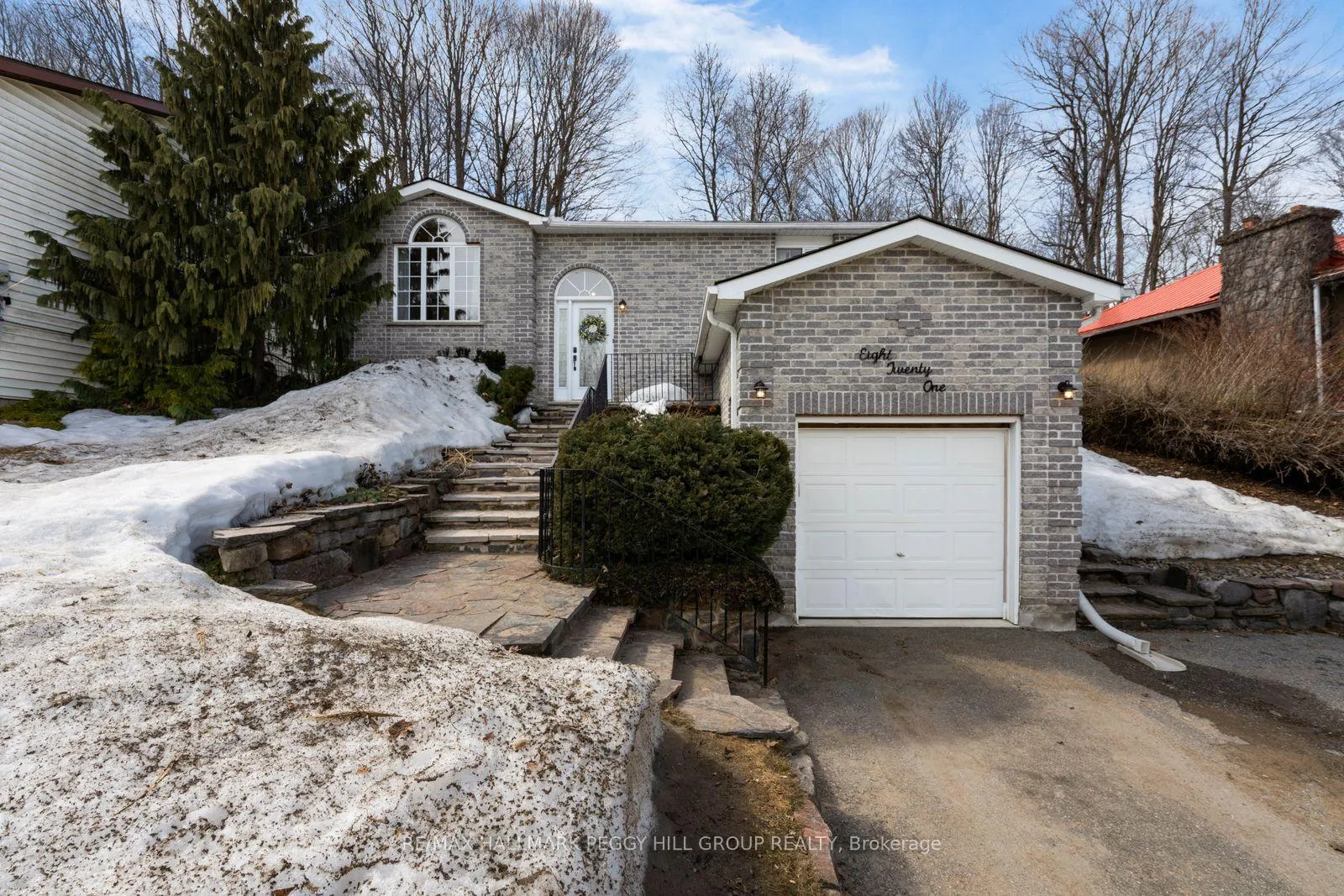 Front of 821 Birchwood Drive