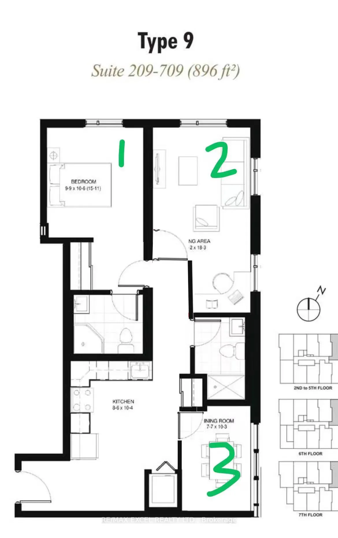 Photo 2 of Unit 709, 246 Lester Street, Waterloo, Beechwood/University — HOMEH