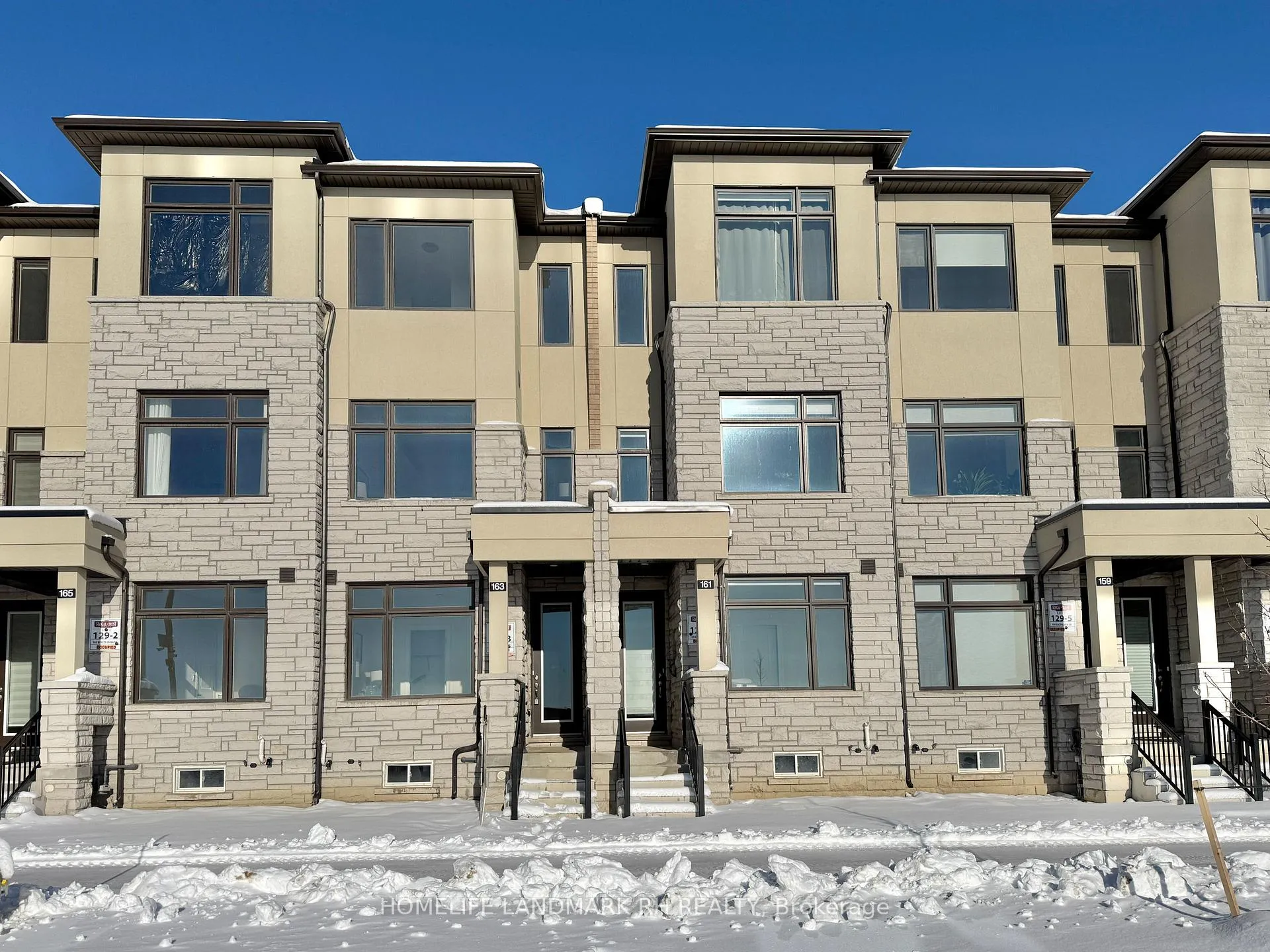 Front of 163 Berczy Green Drive