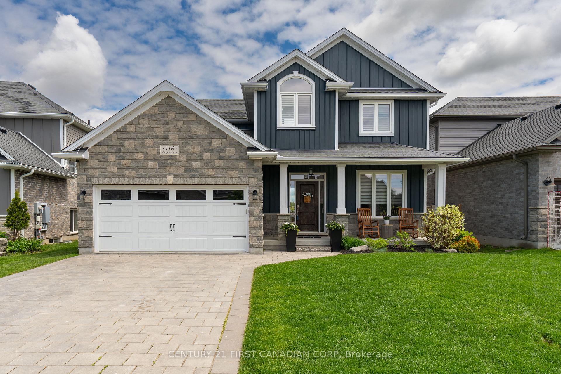 Front of 116 Coyne Lane