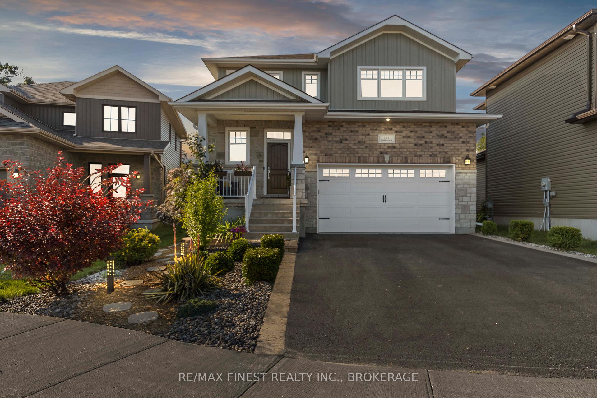 Front of 157 Islandview Drive