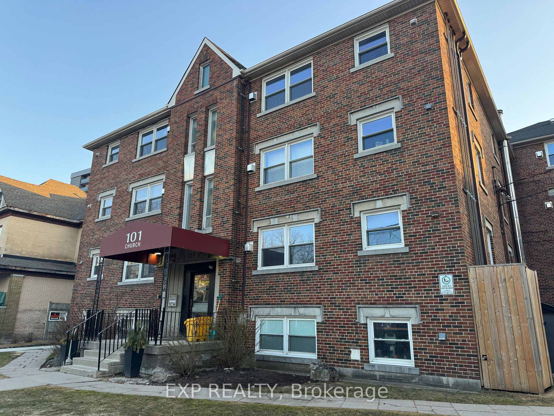 Front of Unit 401, 105 Church Street