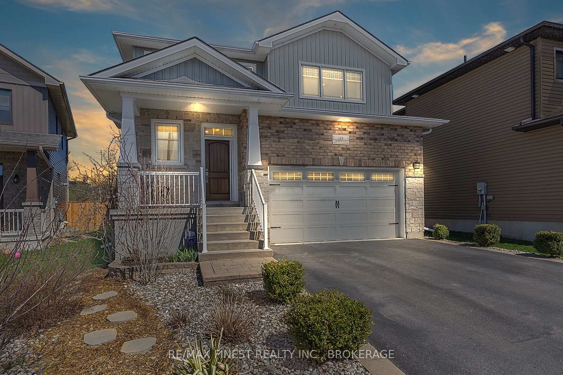 Front of 157 Islandview Drive