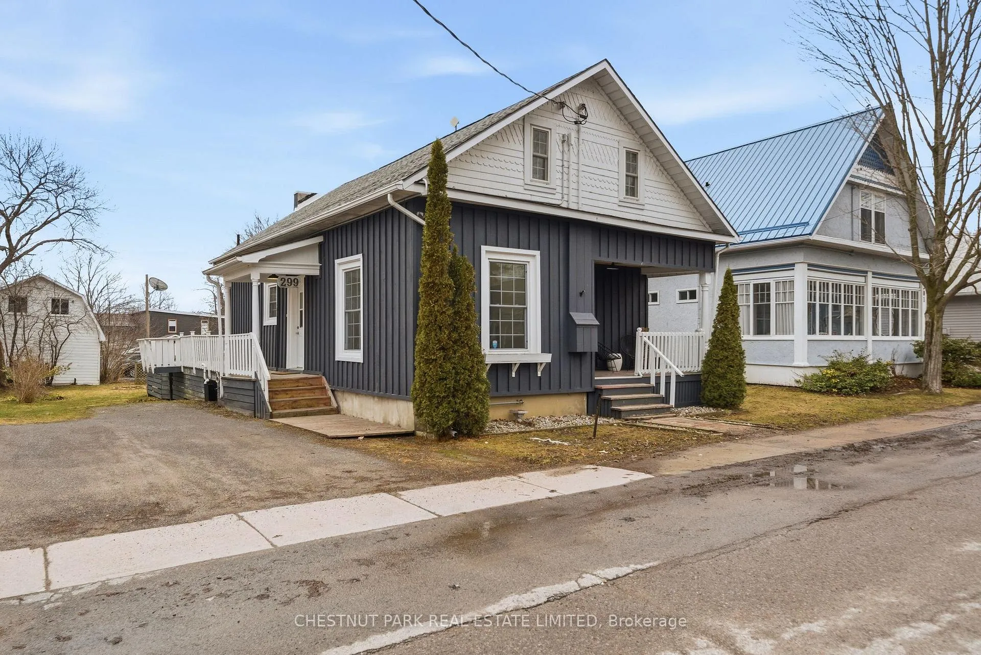 Front of 299 Noxon Avenue