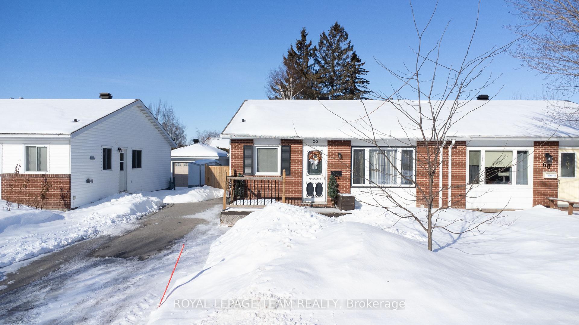 Photo 1 of 58 Binscarth Crescent, Ottawa, Kanata - Glencairn/Hazeldean — HOMEH