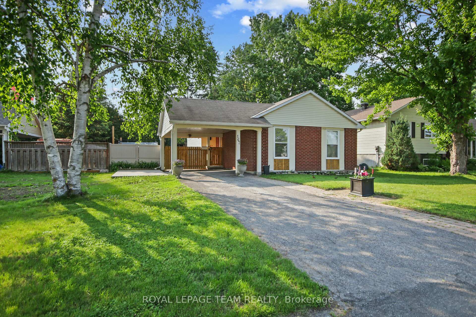 Front of 167 Abbeyhill Drive