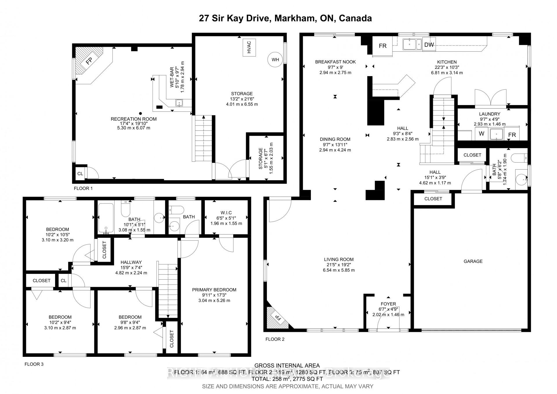 Photo 25 of 27 Sir Kay Drive, Markham, Markham Village — HOMEH