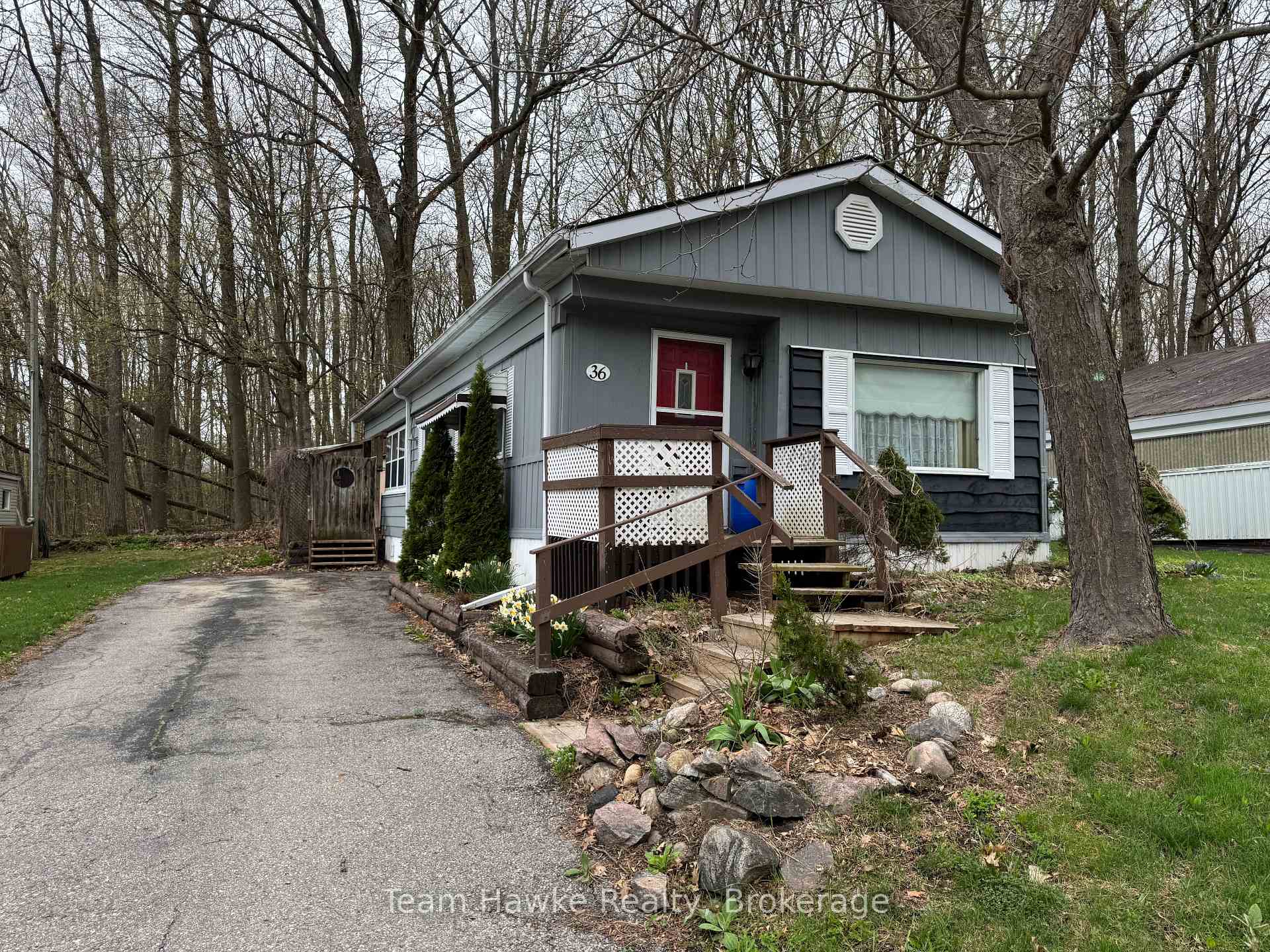 Front of Unit 36, 525 Midland Point Road