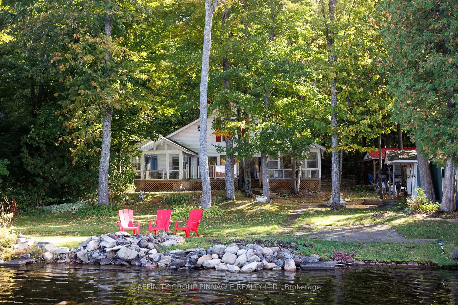 Front of 38 Dewey's Island Road