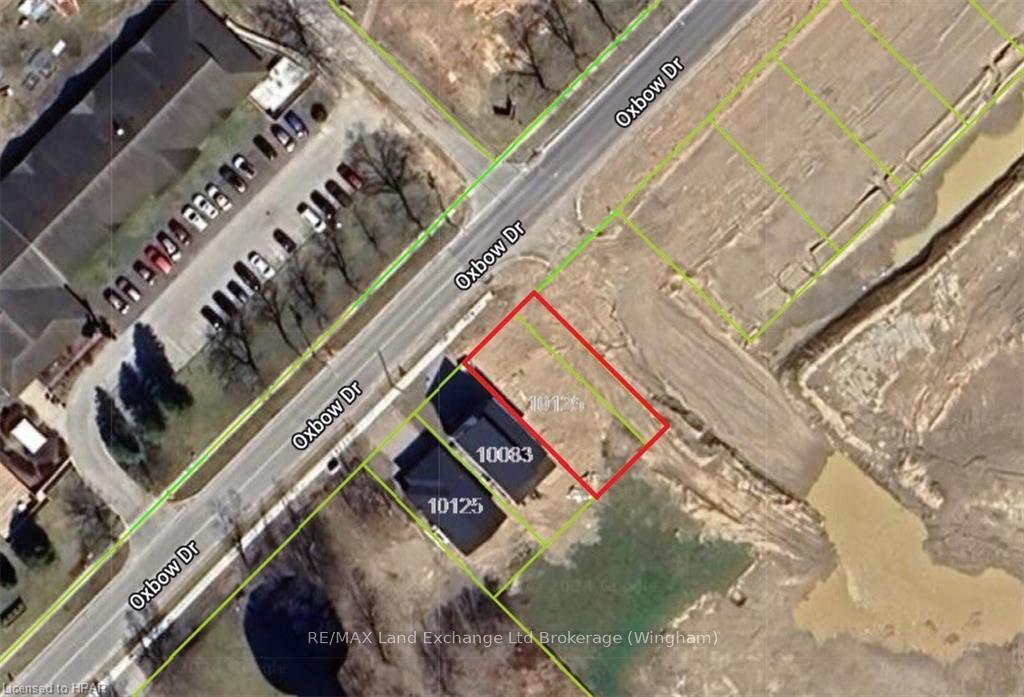 Front of LOT 6 Oxbow Drive