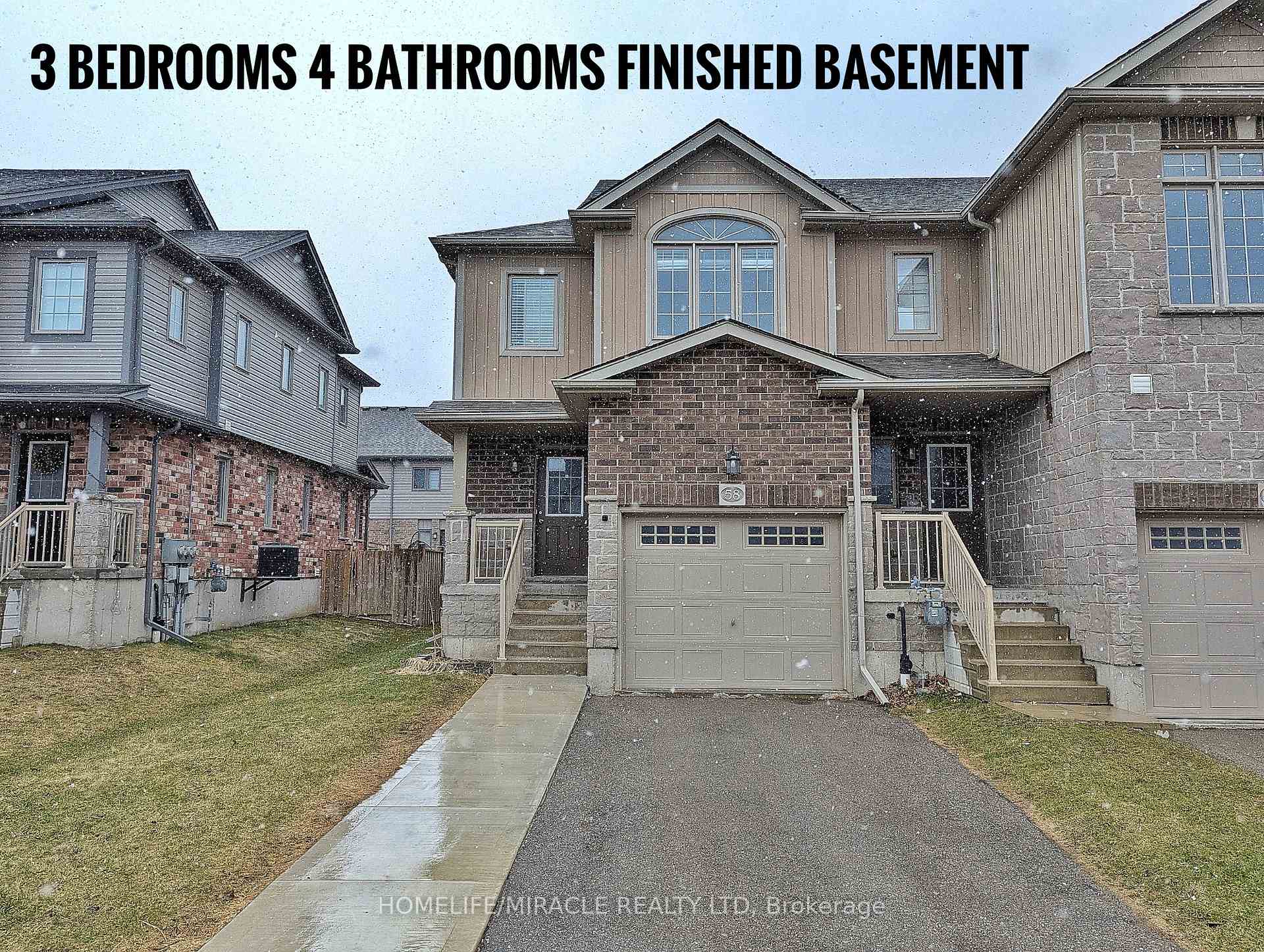 Photo 1 of 58 Meadowridge Street, Kitchener, Doon South — HOMEH