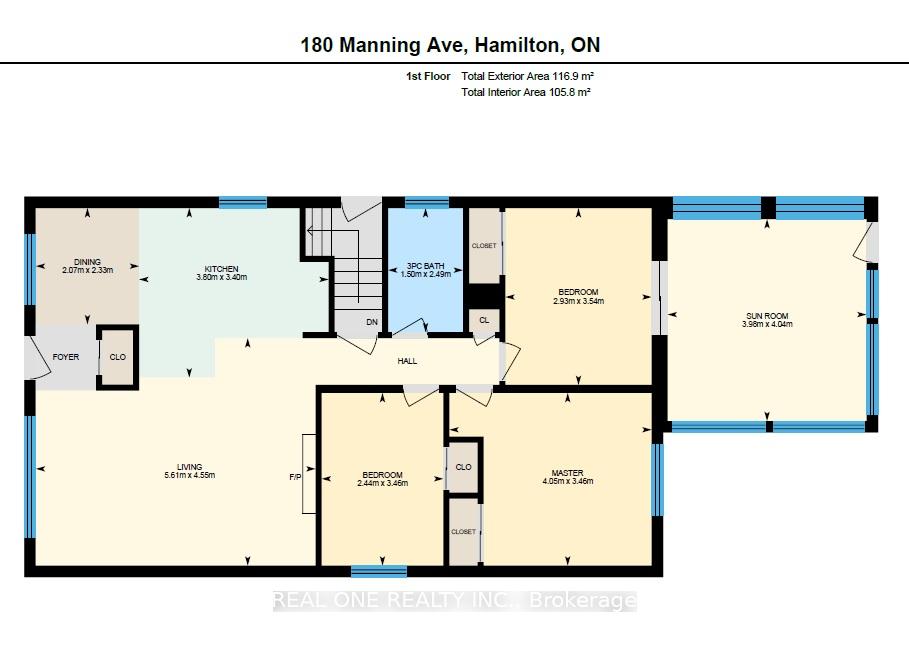 Photo 3 of Unit Upper, 180 Manning Avenue, Hamilton, Greeningdon — HOMEH