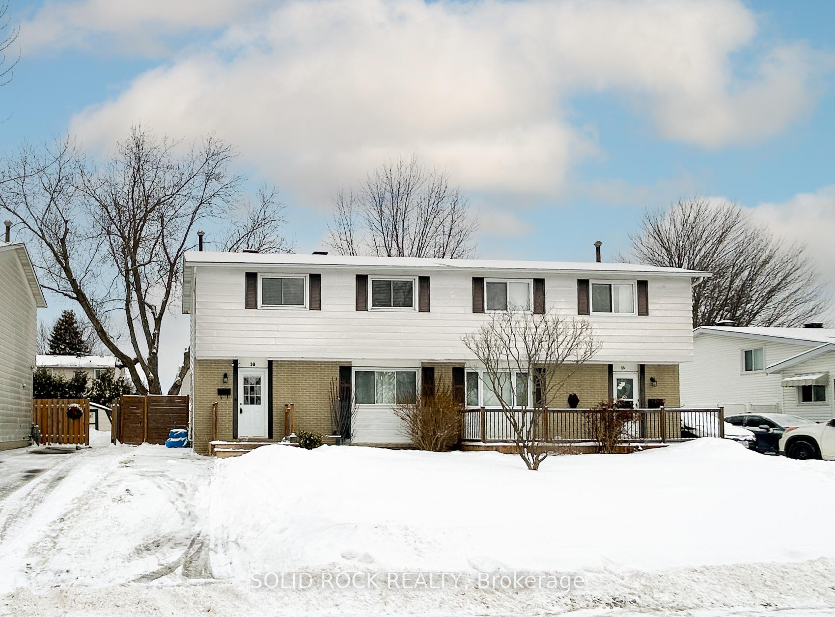 Front of 16 Shouldice Crescent