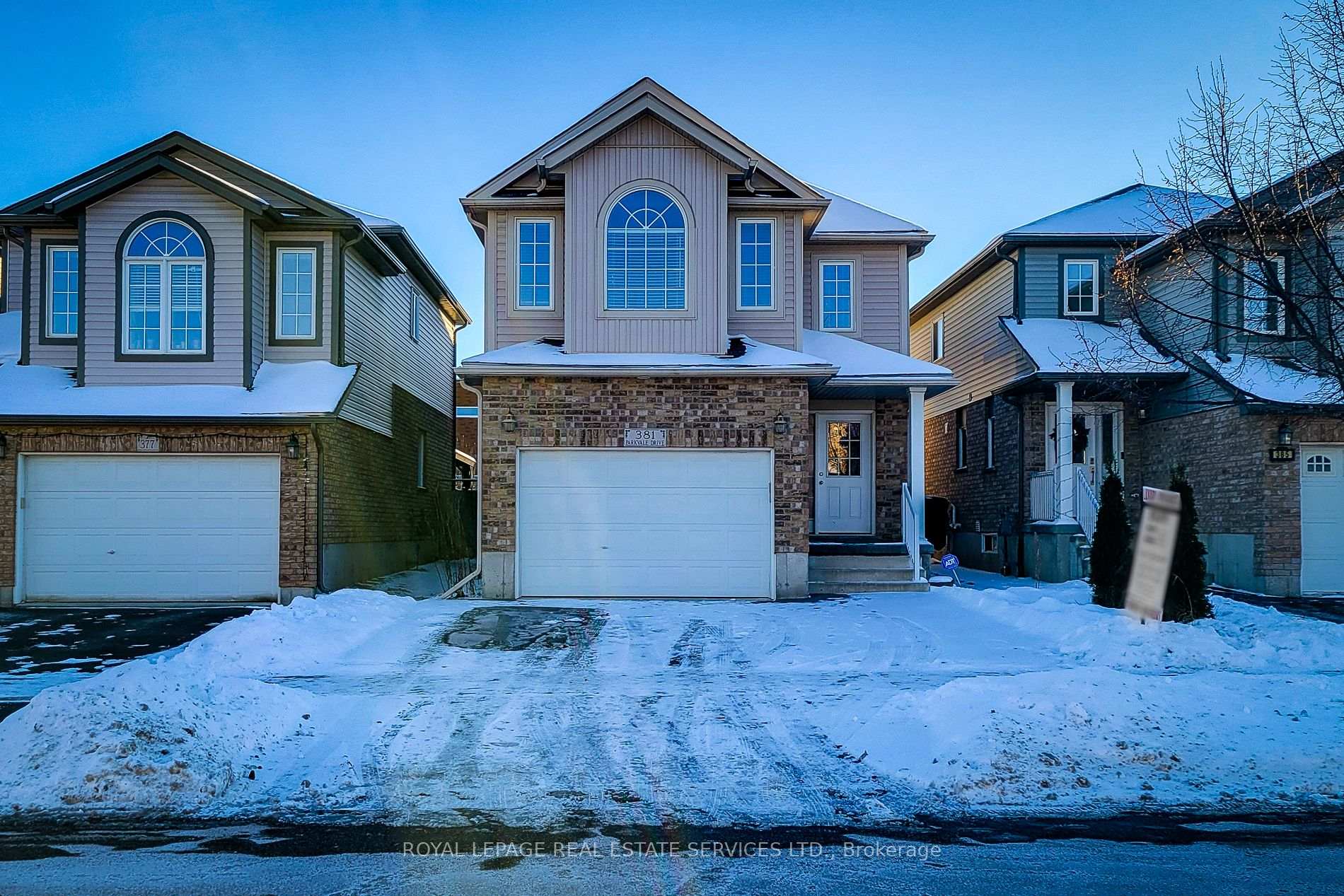 Front of 381 Parkvale Drive