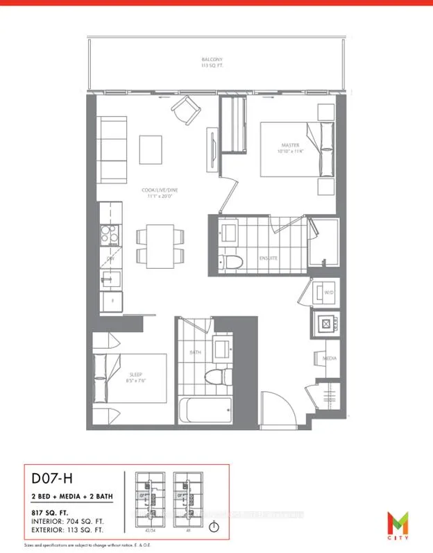 Photo 3 of Unit 4807, 3900 Confederation Parkway, Mississauga, City Centre — HOMEH