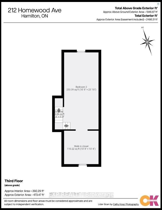 Photo 21 of Unit Upper, 212 Homewood Avenue, Hamilton, Kirkendall — HOMEH