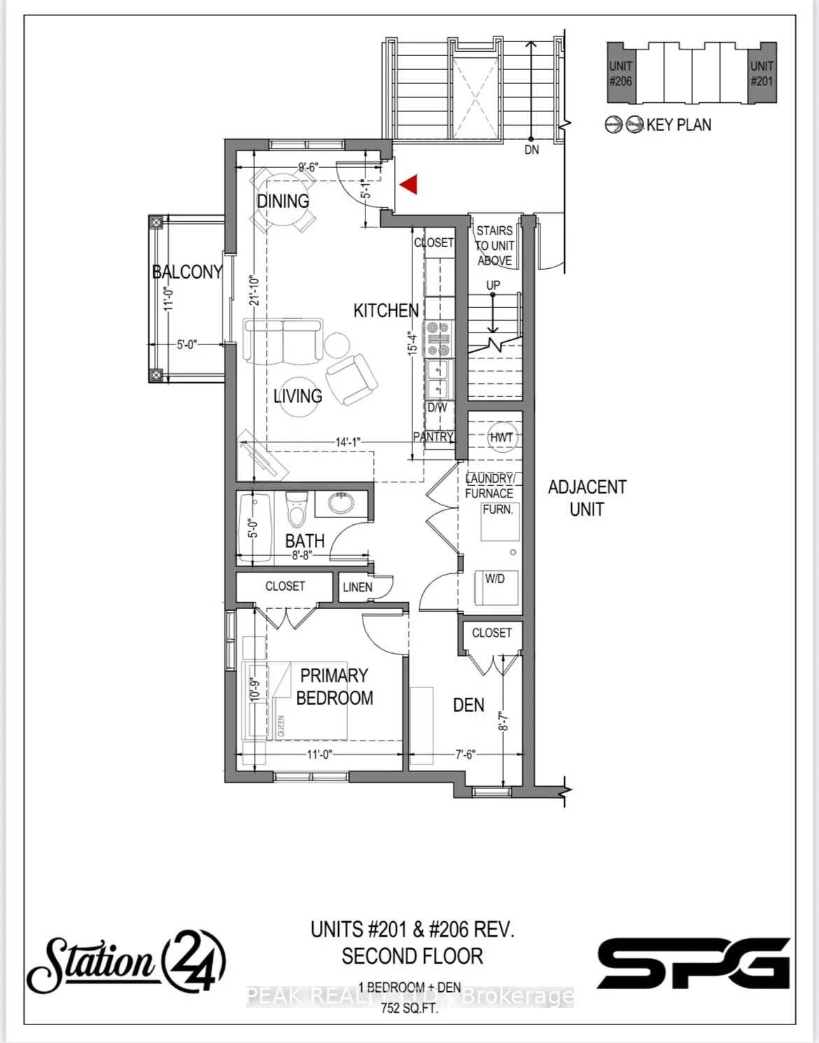 Front of Unit 201, 600 Norfolk Street