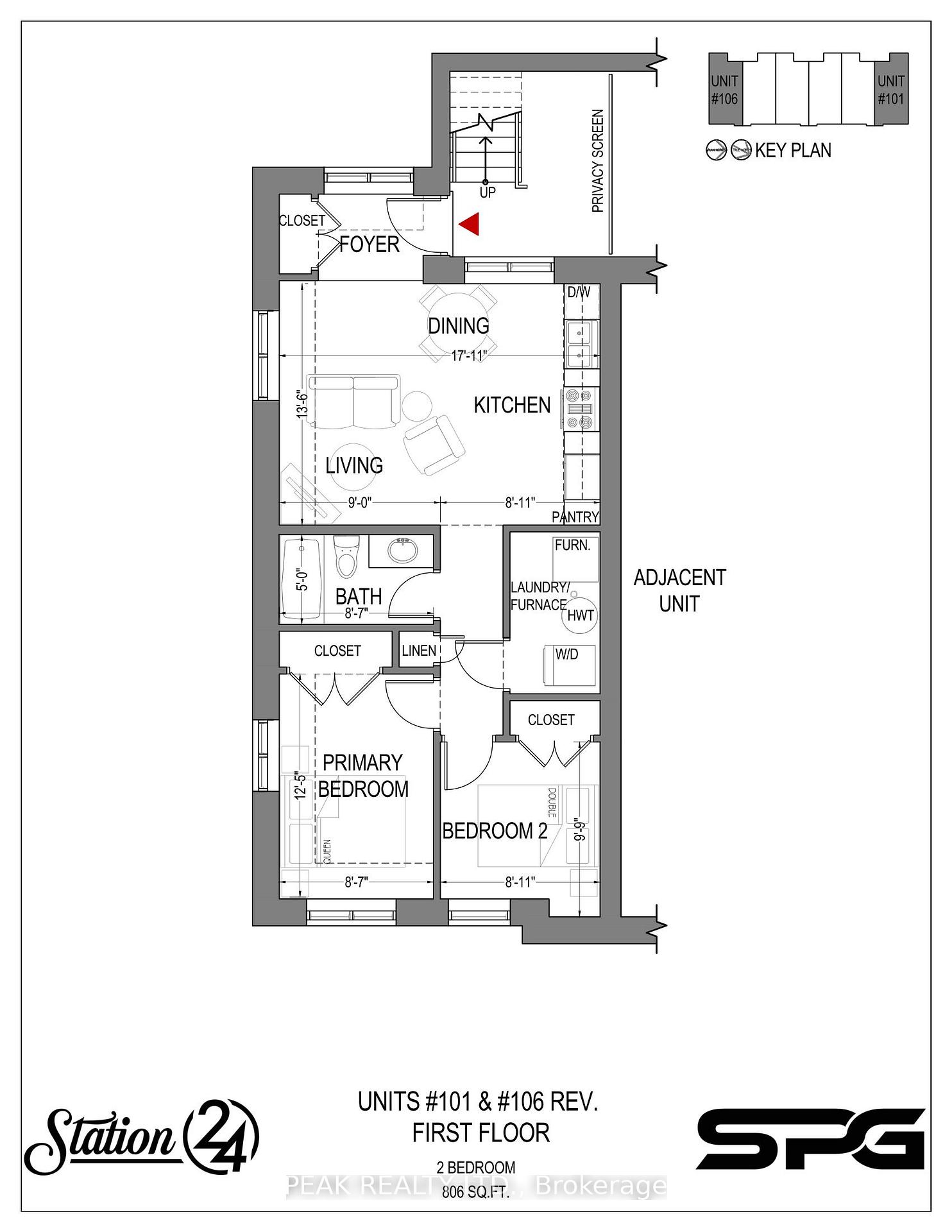 Front of Unit 106, 600 Norfolk Street