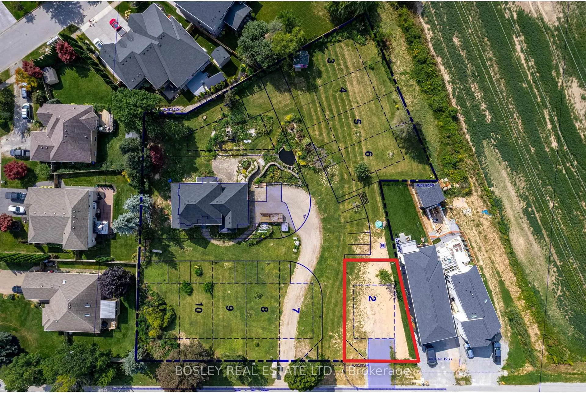 Front of Unit Lot 2, 3151 Montrose Road