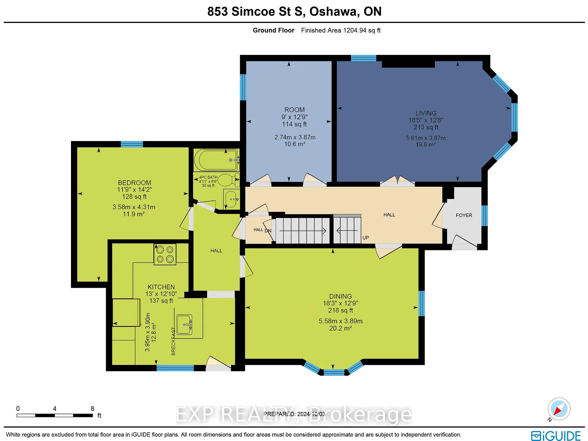 Photo 2 of 853 Simcoe Street S, Oshawa, Lakeview — HOMEH