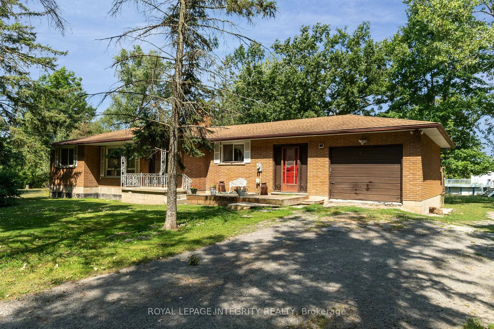 Front of 5801 Bossert Road