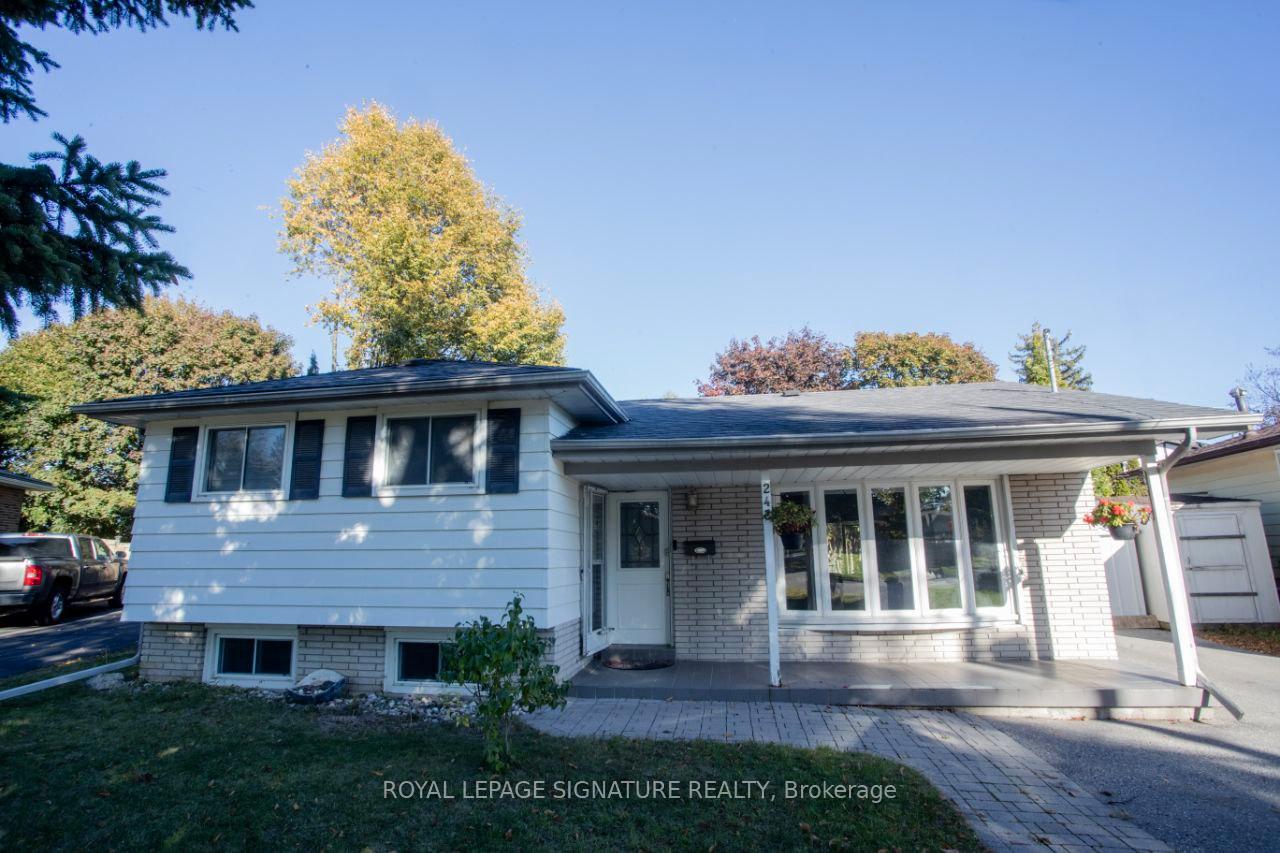 Front of 243 Acadia Drive