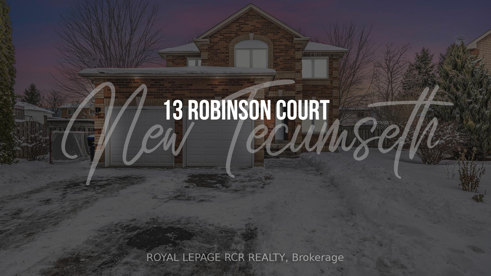 Front of 13 Robinson Court