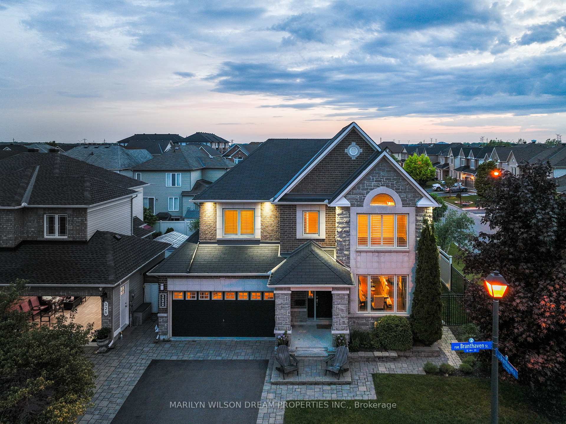 Front of 330 Branthaven Street